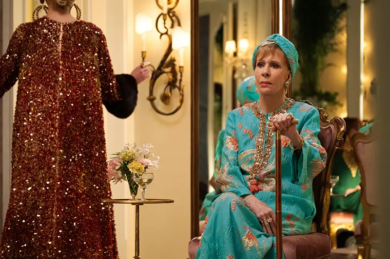 This image released by Apple TV shows Carol Burnett in a scene from “Palm Royale.” (Erica Parise/Apple TV via AP)