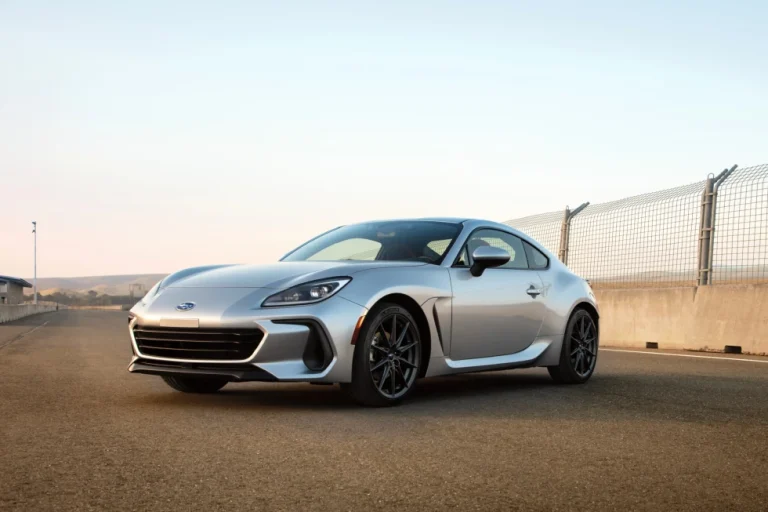 This photo provided by Subaru shows the 2026 BRZ, a rear-wheel-drive coupe that ensures fun behind the wheel even if it’s not the most practical choice. (Courtesy of Subaru of North America via AP)