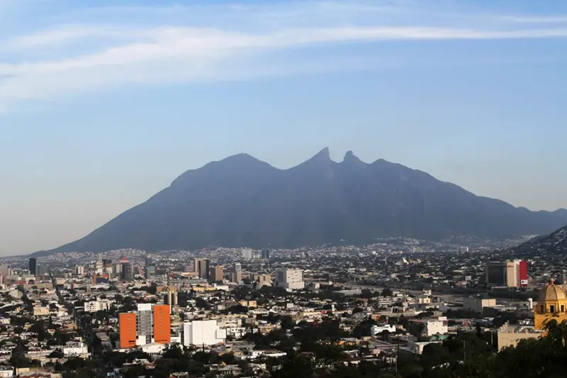 This photo taken Nov. 8, 2010, shows a view of the northern industrial city of Monterrey, Mexico. (AP Photo/Carlos Jasso, File)
